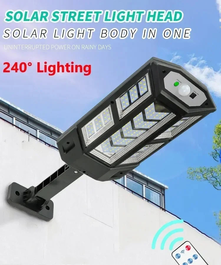 Powerful Solar Motion Light Outdoor Waterproof Garden Lamp